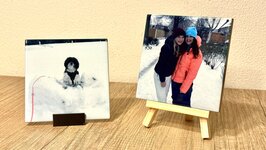 Keramische Tegel 11x11cm Wit Glanzend met je eigen foto en/of tekst