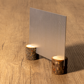 Aluminium platen in verschillende maten en uitstralingen met je eigen foto en/of tekst