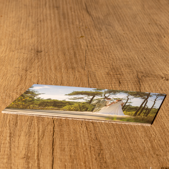 Aluminium platen in verschillende maten en uitstralingen met je eigen foto en/of tekst