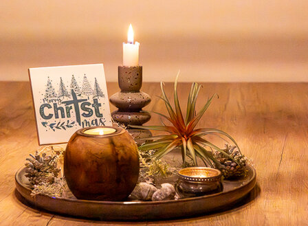 Tegeltje 11x11 cm Merry Christmas