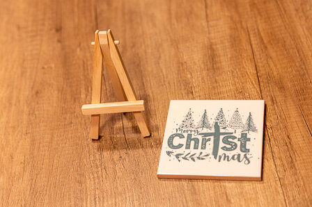 Tegeltje 11x11 cm Merry Christmas