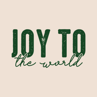 Tegel 11x11 cm &#039;Joy to the World&#039;