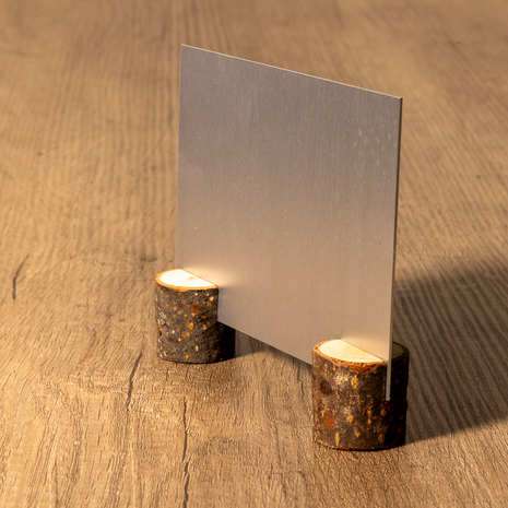 Aluminium platen in verschillende maten en uitstralingen met je eigen foto en/of tekst