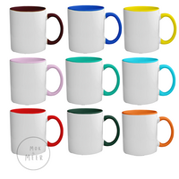 Duo Color Mok in diverse kleuren met je eigen foto en/of tekst