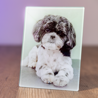 Glasframe 11x16cm met je eigen foto