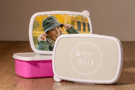 Broodtrommel met je eigen foto en/of tekst