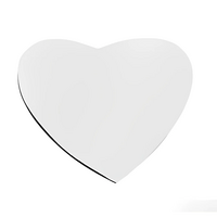 Muismat hart met je eigen foto en/of tekst