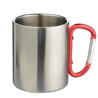 Metalen mok met karabijnhaak